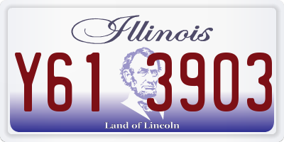 IL license plate Y613903