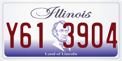 IL license plate Y613904