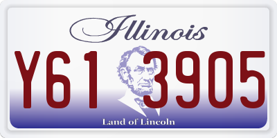 IL license plate Y613905