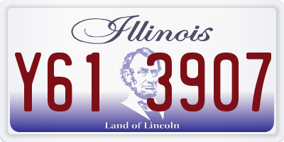 IL license plate Y613907