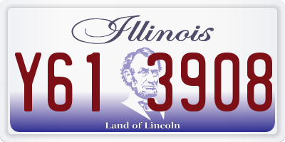 IL license plate Y613908