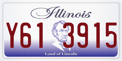 IL license plate Y613915