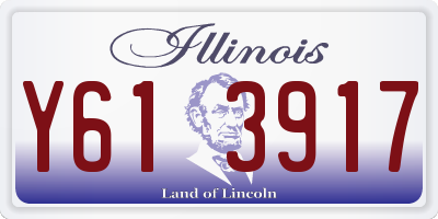 IL license plate Y613917