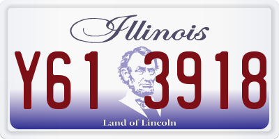 IL license plate Y613918