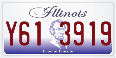 IL license plate Y613919