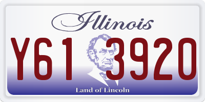 IL license plate Y613920