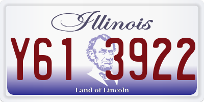 IL license plate Y613922