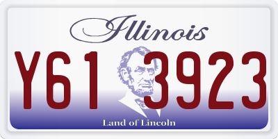 IL license plate Y613923