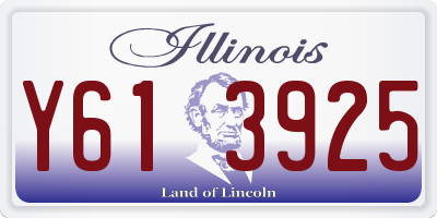 IL license plate Y613925