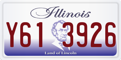 IL license plate Y613926