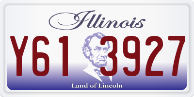IL license plate Y613927