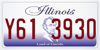IL license plate Y613930