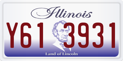 IL license plate Y613931