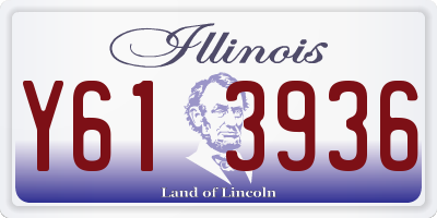 IL license plate Y613936