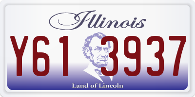 IL license plate Y613937
