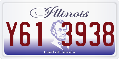 IL license plate Y613938