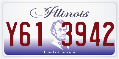 IL license plate Y613942