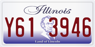 IL license plate Y613946