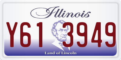IL license plate Y613949
