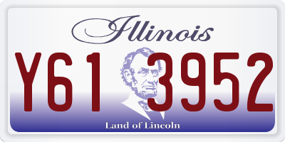 IL license plate Y613952