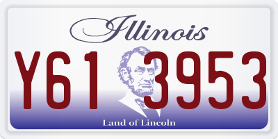 IL license plate Y613953