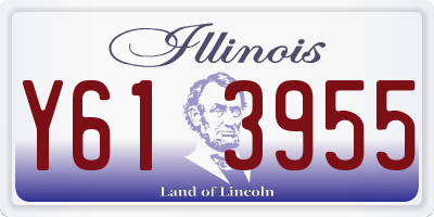 IL license plate Y613955