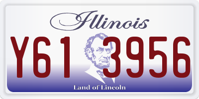 IL license plate Y613956