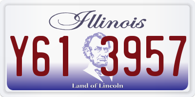 IL license plate Y613957