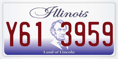 IL license plate Y613959