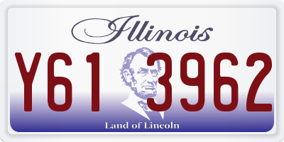 IL license plate Y613962