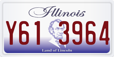 IL license plate Y613964
