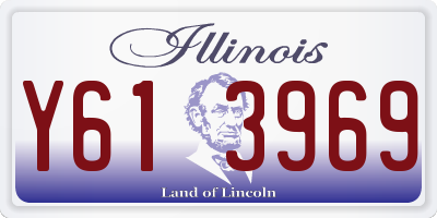 IL license plate Y613969