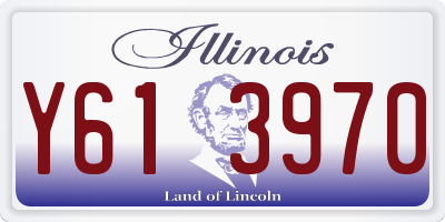 IL license plate Y613970