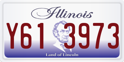 IL license plate Y613973