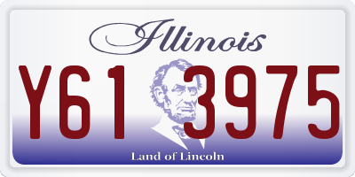 IL license plate Y613975