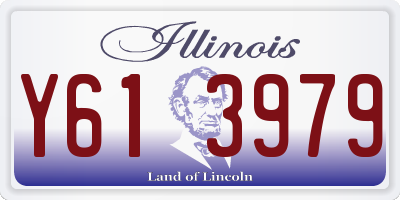 IL license plate Y613979