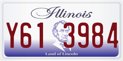 IL license plate Y613984