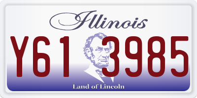 IL license plate Y613985