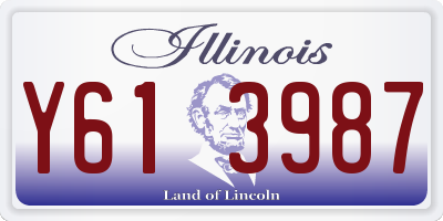 IL license plate Y613987