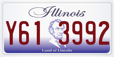 IL license plate Y613992