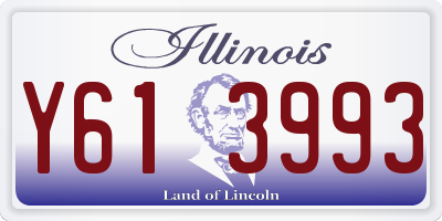 IL license plate Y613993