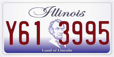 IL license plate Y613995