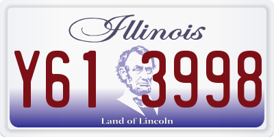 IL license plate Y613998