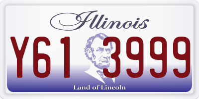 IL license plate Y613999