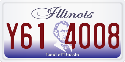 IL license plate Y614008