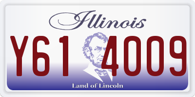 IL license plate Y614009