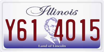 IL license plate Y614015