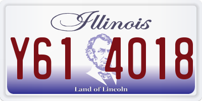IL license plate Y614018