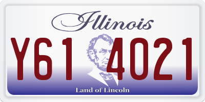 IL license plate Y614021