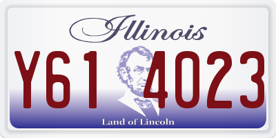 IL license plate Y614023
